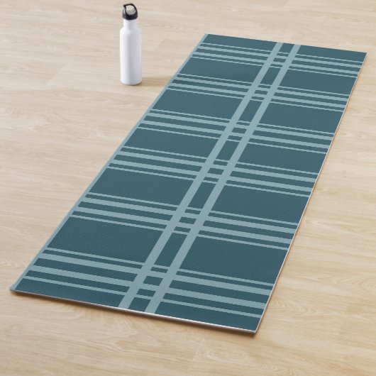 Plaid Blue Yogamat (In situ)