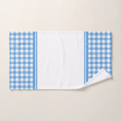 Plaid Buffalo Bleu et Blanc (Serviette à main)