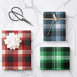 Plaid-bundel Inpakpapier Vel