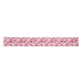 Plaid Cherry Pink Pattern Lint (Voorkant)