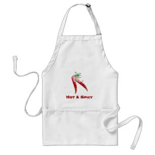 Plaid Chili Peppers Apron Standaard Schort