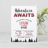 Plaid Cinquième Anniversaire Invitation Aventure A (Debout devant)