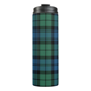 Plaid Clan Campbell Groen Blauw Check Tartan Thermosbeker