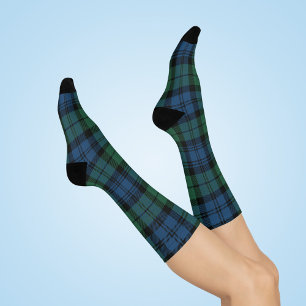 Plaid Clan Campbell Groene Rustieke Tartan Sokken