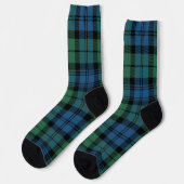 Plaid Clan Campbell Groene Rustieke Tartan Sokken (Links)