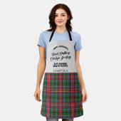 Plaid Clan MacCulloch Geruite Tartan Schort (Gedragen)