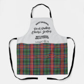 Plaid Clan MacCulloch Geruite Tartan Schort (Voorkant)