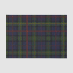 Plaid Clan Malcolm Green Paarse Black Check Tartan Tissuepapier