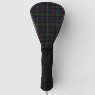Plaid Clan Malcolm Paarse Zwart Check Tartan Golfheadcover