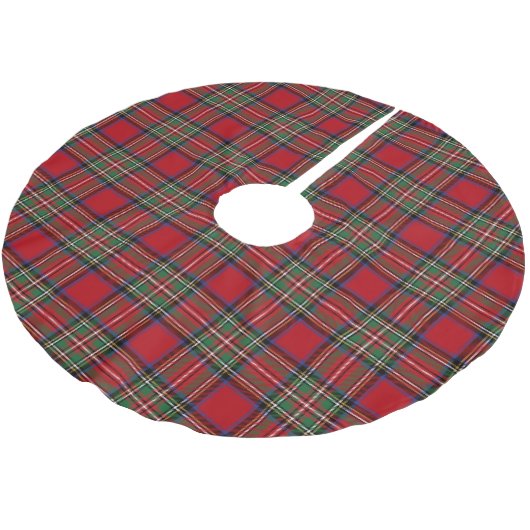 Plaid Classic Clan Stewart Red Tartan Kerstboom Rok (Gekanteld)
