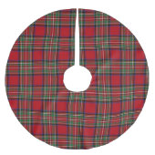 Plaid Classic Clan Stewart Red Tartan Kerstboom Rok (Voorkant)