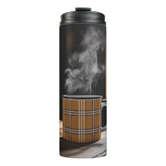 Plaid Coffee Mok Heritage Pattern Herfst Stoomkuns