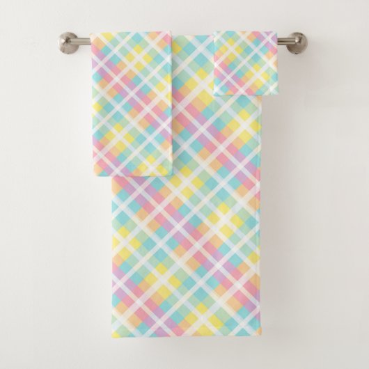 Plaid couleur pastel (En situation)