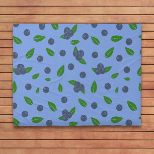 Plaid - Couverture Polaire motif Myrtille