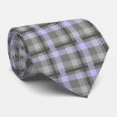 Plaid Cravate et lavande pour hommes (Roulé)
