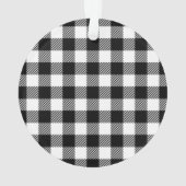 Plaid de Buffalo - noir et blanc (dos)