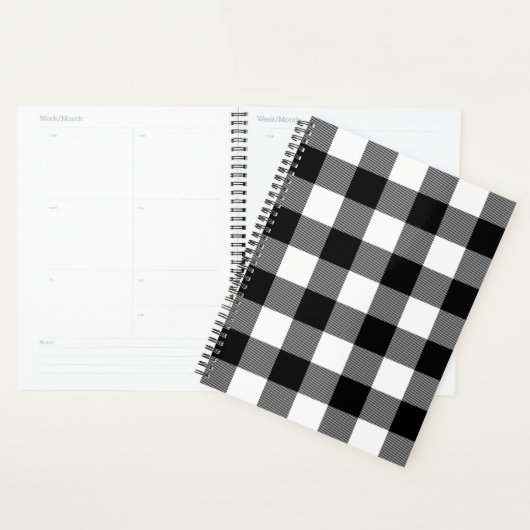 Plaid de buffle noir et blanc (Devant avec enveloppe)