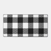 Plaid de buffle noir et blanc (Recto)