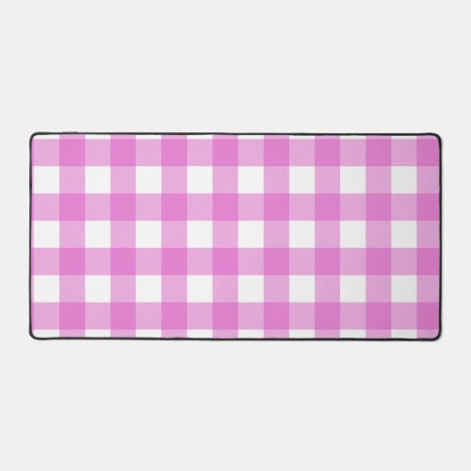 Plaid de buffle rose et blanc (Recto)