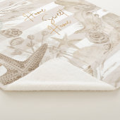Plaid de jet beige coquillage côtier | Bea neutre (3/4)