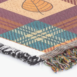 Plaid de jet rustique automnal – Couverture confor