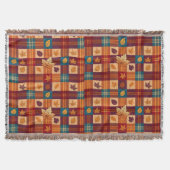 Plaid de jet rustique automnal – Couverture confor (Devant)