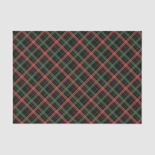 Plaid de Noël, papier de soie de soie (Recto)