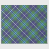 Plaid Douglas Rustic Farmhouse Tartan Cadeaupapier (Vlak)