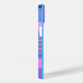 Plaid en kant paarse en roze schattig Case-Mate iPhone case (Achterkant / Rechts)