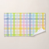 Plaid en pastel d'arc-en-ciel (Serviette à main)