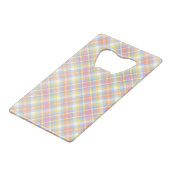 Plaid en pastel de rayure (Devant Angle)