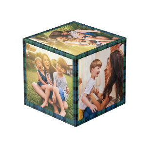 Plaid Familie Foto's Rustieke Clan Campbell Tartan Kubus