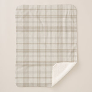 Plaid Ferme Taupe Atténué