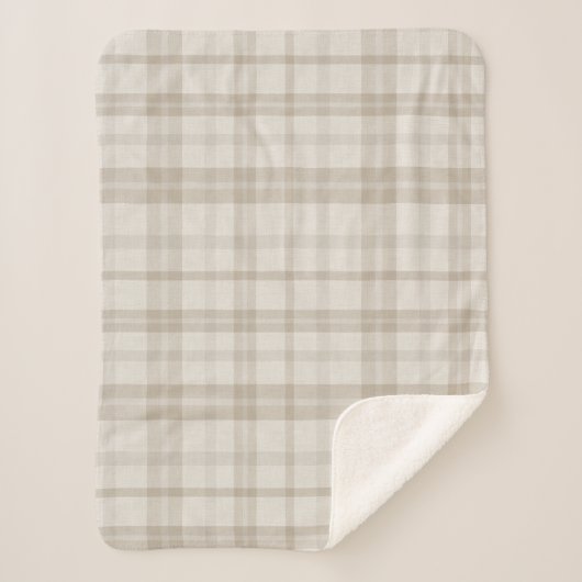 Plaid Ferme Taupe Atténué (Devant)