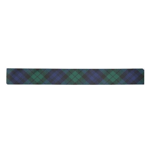 Plaid Festive Classic Rustiek Groen Paarse Tartan Lint (Voorkant)