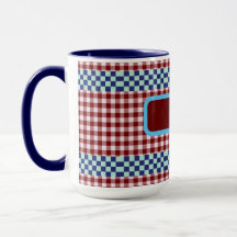 Plaid Gingham gepersonaliseerd
