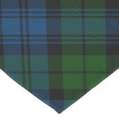 Plaid Green Family Rustic Tartan Lange Tafelloper (Hoek)