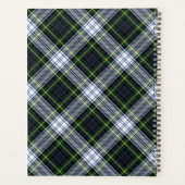 Plaid Green Rustic Clan Gordon Tartan Planner (Achterkant)