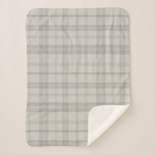 Plaid Gris Fermier Atténué (Devant)