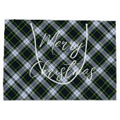 Plaid Groen Wit Feestelijke Kerstmis Gordon Tartan Groot Cadeauzakje (Achterkant)