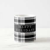 Plaid Happy Holidays Coffee Mug (Centre)