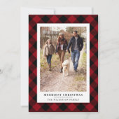 Plaid hivernal | Carte photo de vacances (Devant)