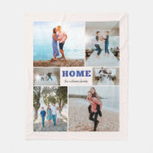 Plaid Home Couverture photo personnalisée (Devant)