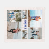 Plaid Home Couverture photo personnalisée (Devant (Horizontal))