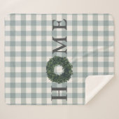Plaid HOME Typographie Fermette Élégant Tendance (Devant (Horizontal))