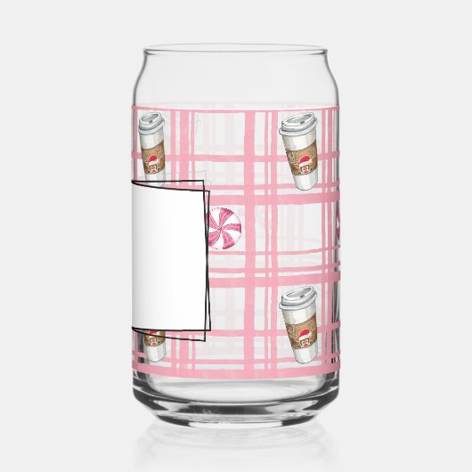 Plaid hot cocoa and peppermint (Verso)