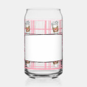 Plaid hot cocoa and peppermint (Gauche)