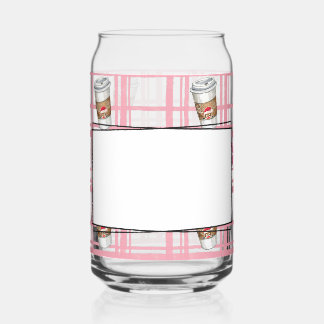 Plaid hot cocoa and peppermint