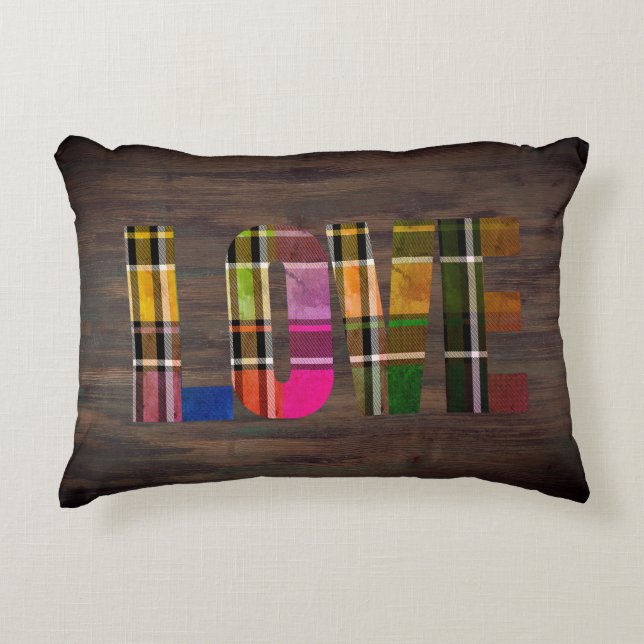 Plaid Love Accent Coussin par HAMbyWG (Devant)