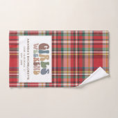 Plaid Meisjes uitgaansweekend Feest Roestig Handdoek (Handdoek)